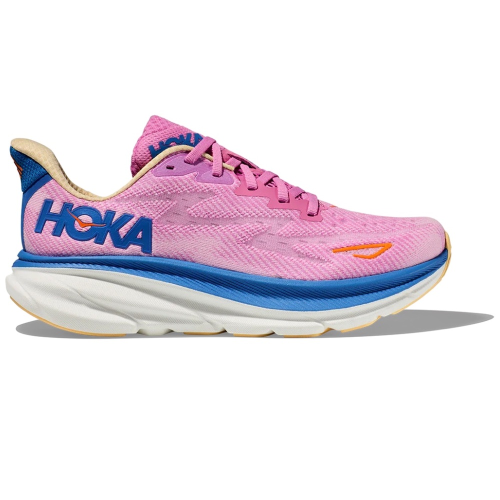 Hoka Women's Pink and Blue Athletic Shoes
